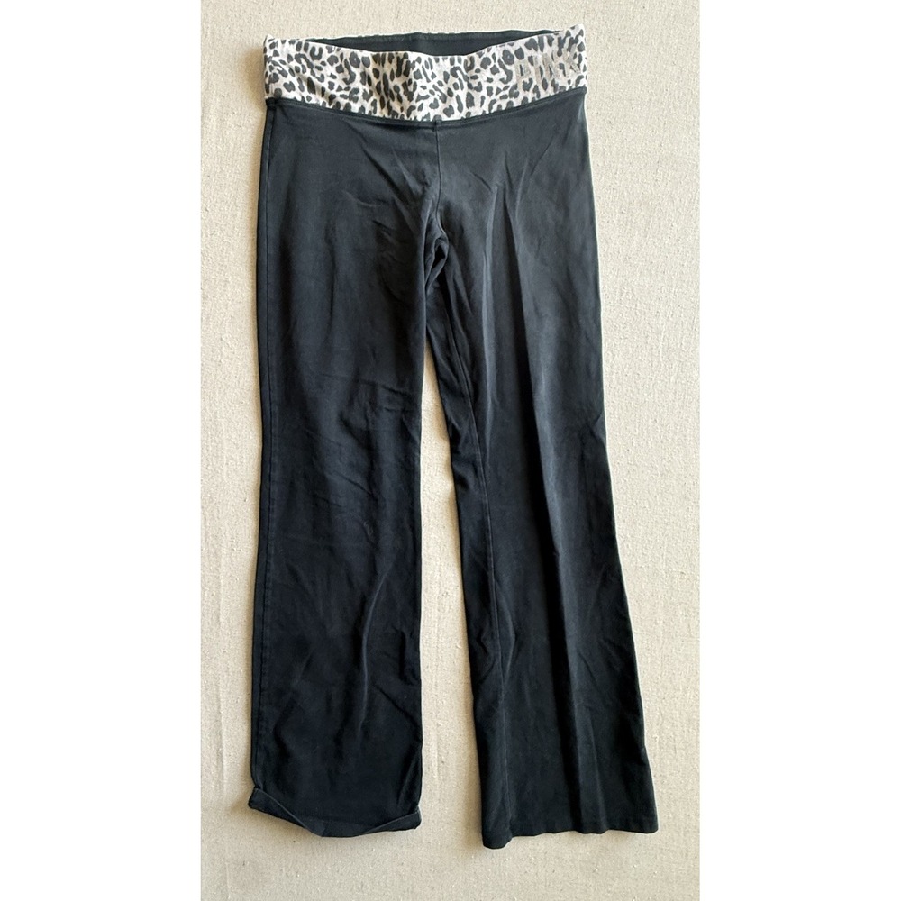 Victoria's Serret PINK Yoga Pants Large Cheetah Print